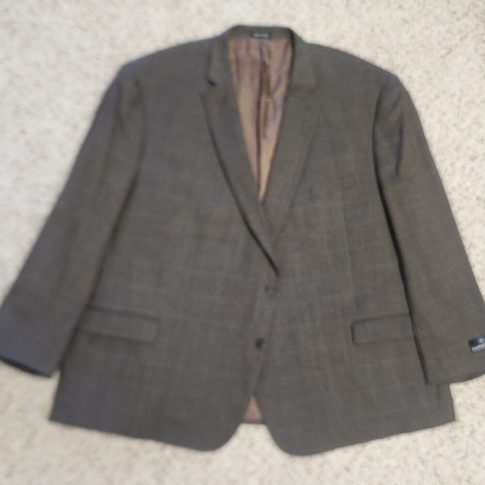 men's 60L sport coat wool houndstooth NWT jacket